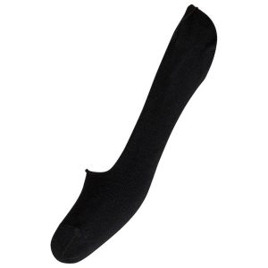 Decoy Basic strømper footies i sort med lækker bomuld